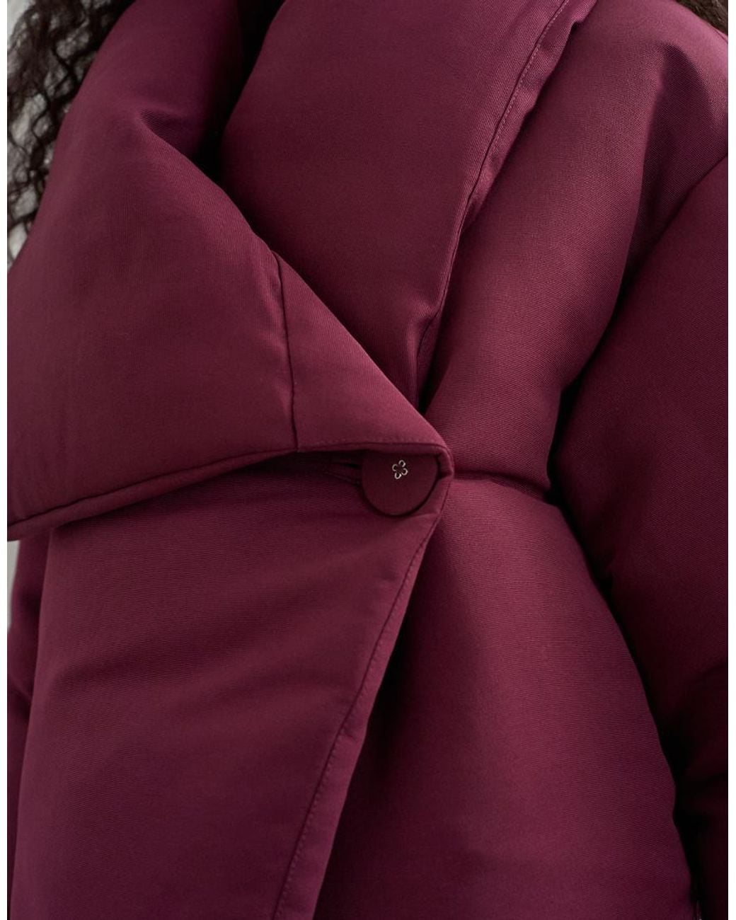 TOPSHOP Black Pillow Puffer Jacket