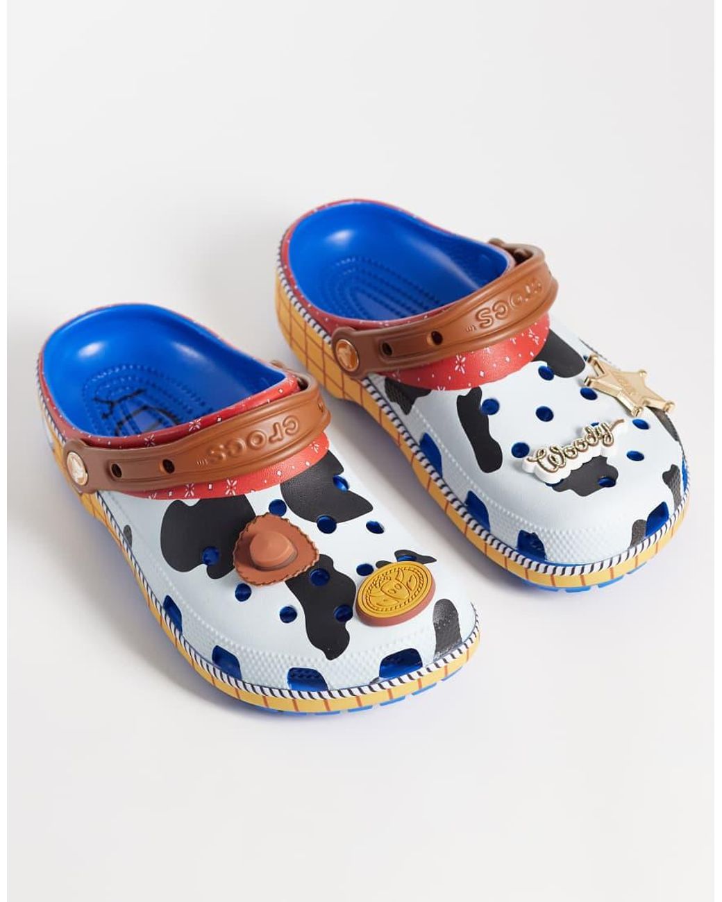 CROCSTM Unisex Disney Toy Story Woody Classic Clogs-blue