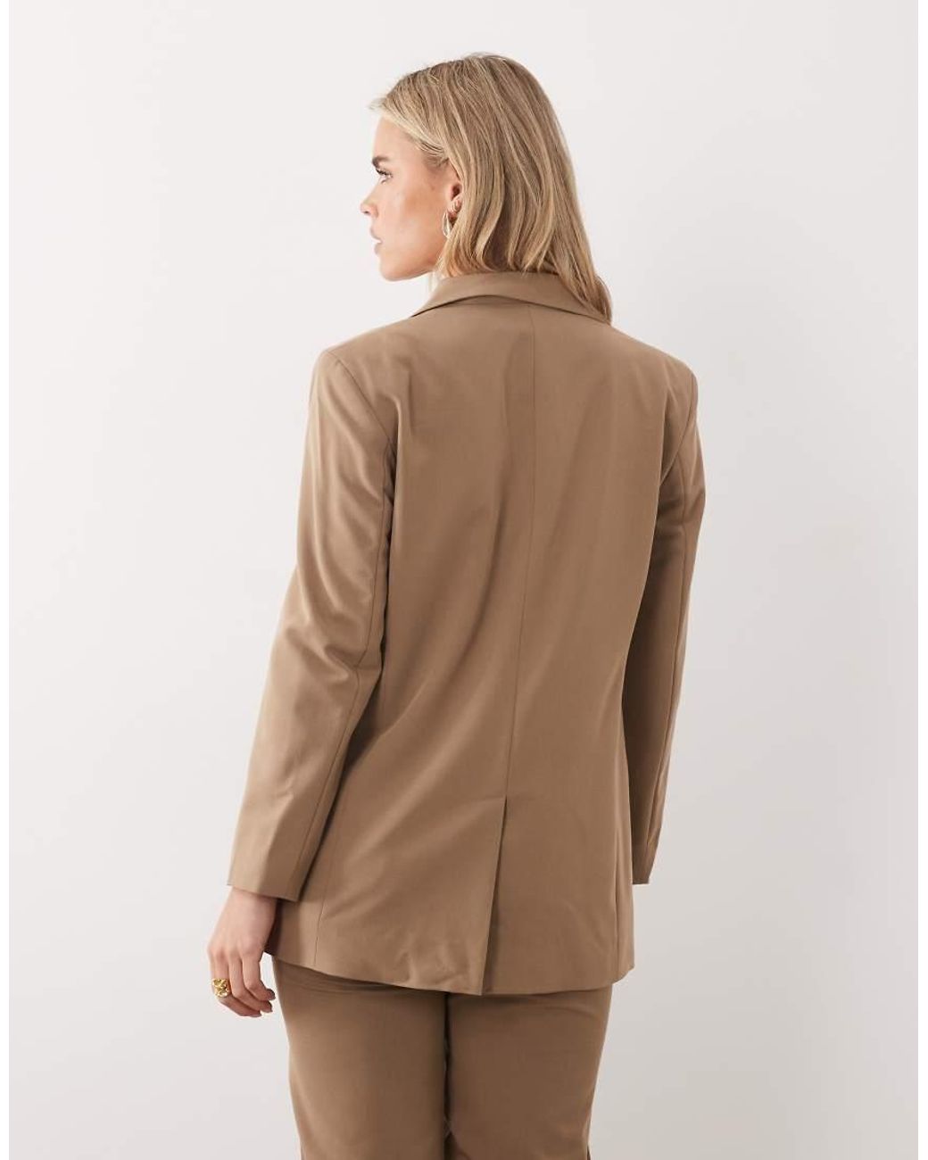 Miss Selfridge Brown Cinched Blazer