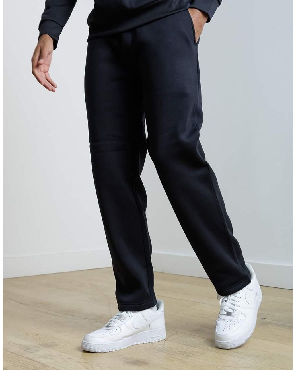 French Connection Blue Crew Neck Sweatshirt And Jogger Tracksuit Co-Ord for men