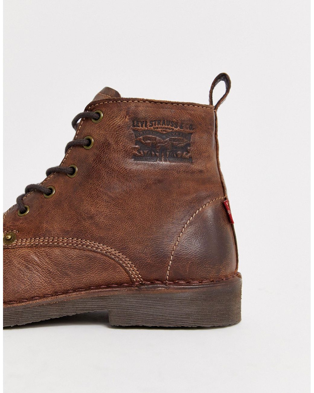 Levi's Levis Track Lace Up Boots in Brown for Men | Lyst UK