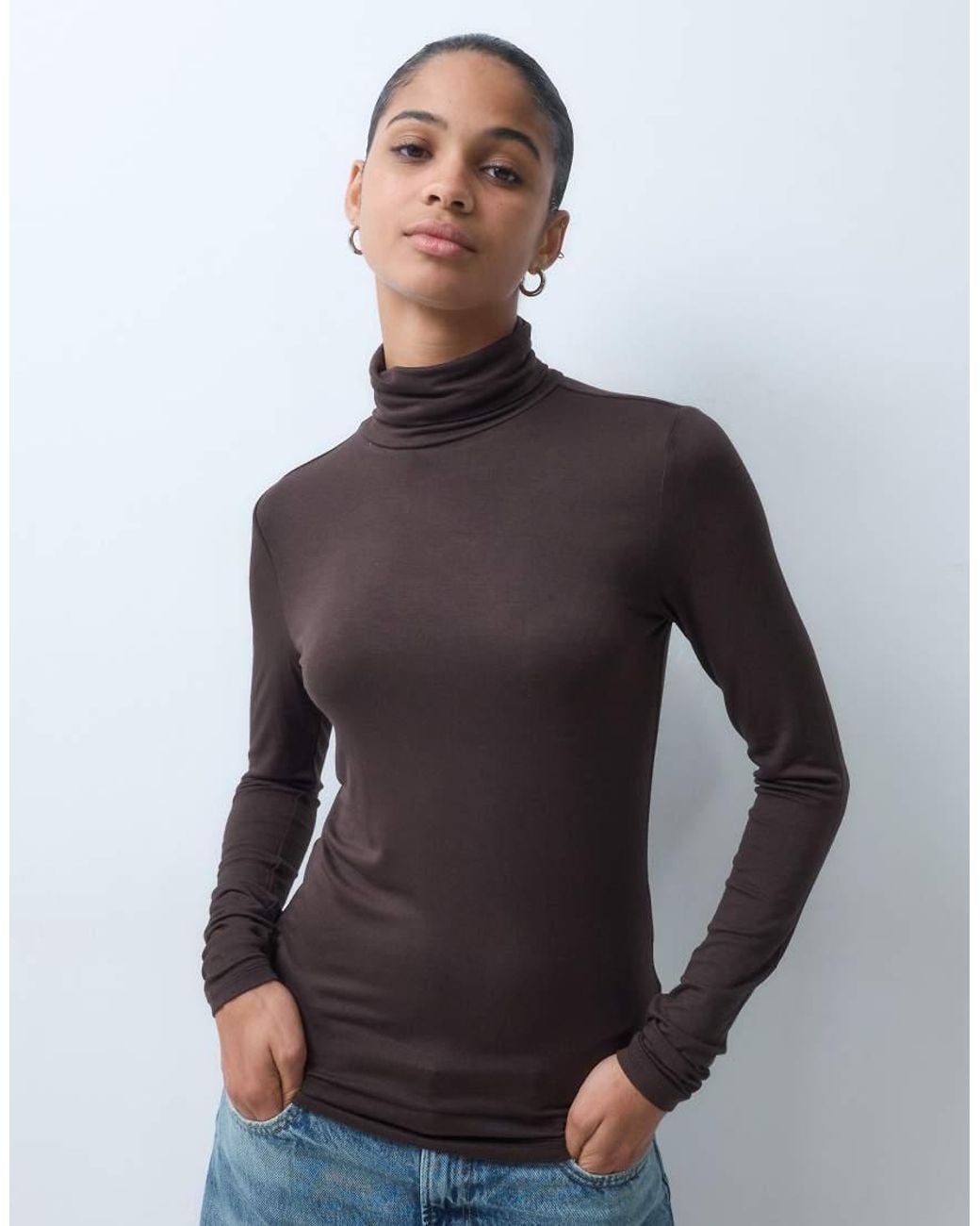 Vero Moda Black Roll Neck Long Sleeve Top