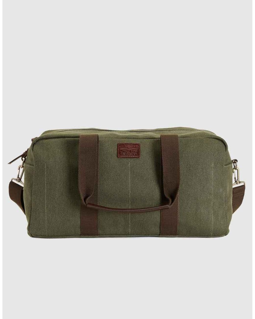 Levi's Green Heritage Duffel Bag for men