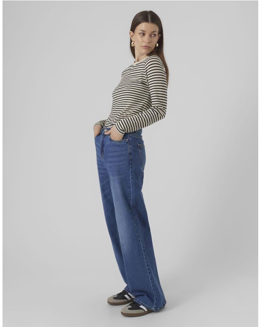 Vero Moda Blue Wide Fit Jeans