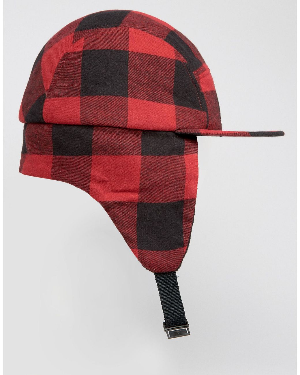 Carhartt WIP Flannel Hat With Ear Flaps 