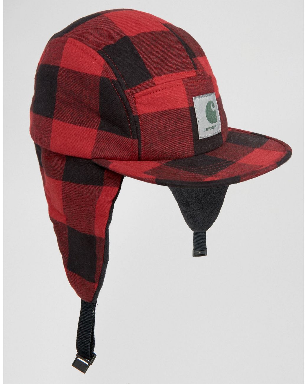 Carhartt WIP Flannel Hat With Ear Flaps 