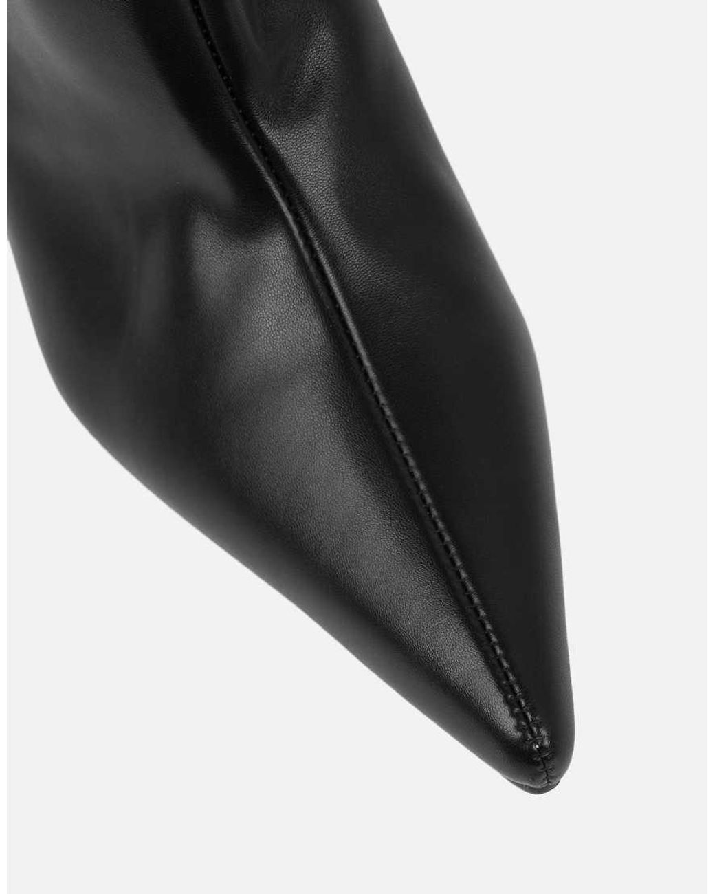 SIMMI Black Serenity Ruched High Boots