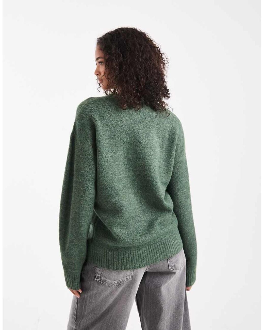 Cotton On Green Luxe Crew Neck Sweater