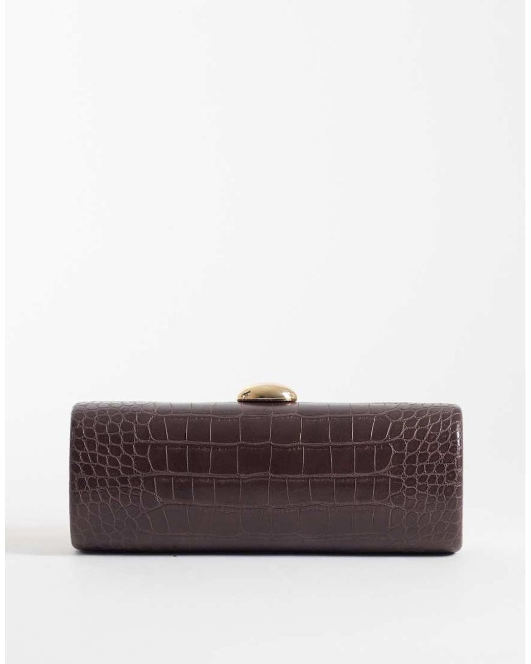 Glamorous Brown Clutch Bag