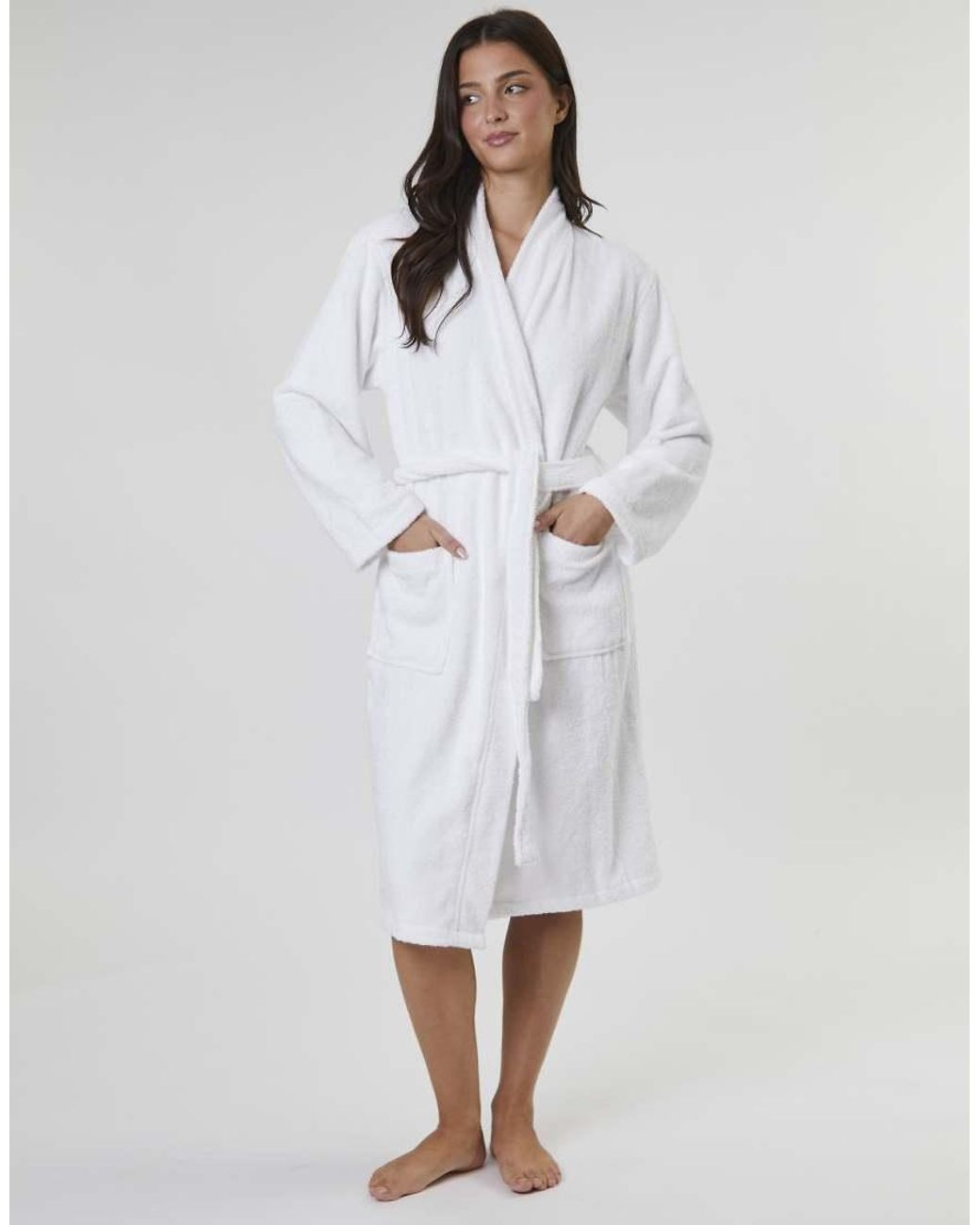 Loungeable Purple Classic Towelling Robe