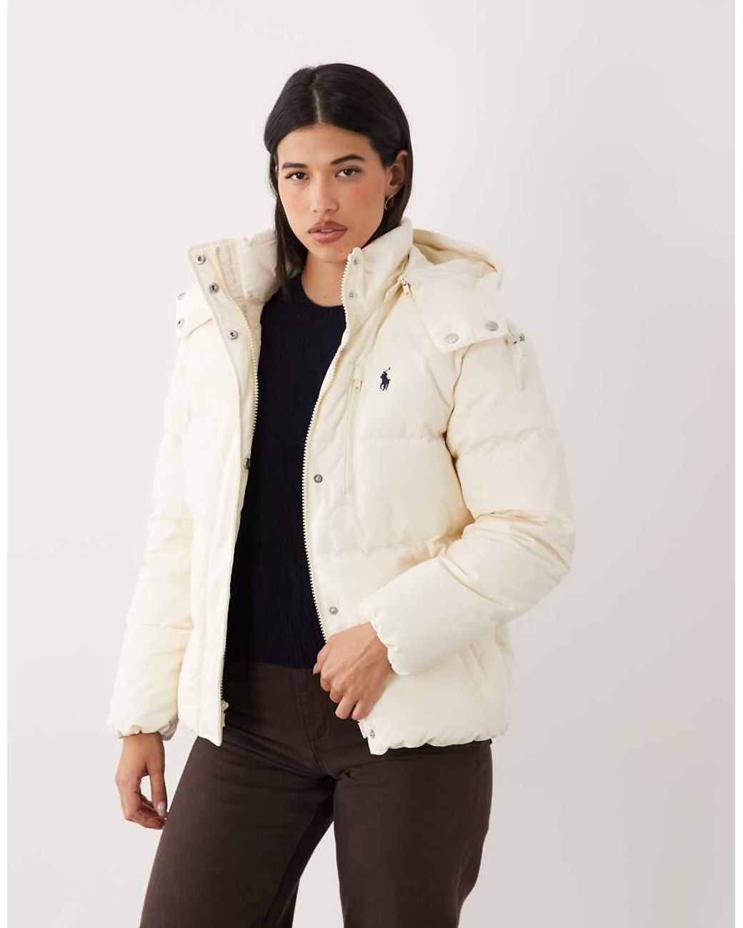 Polo Ralph Lauren Natural Carly Down Padded Hooded Jacket