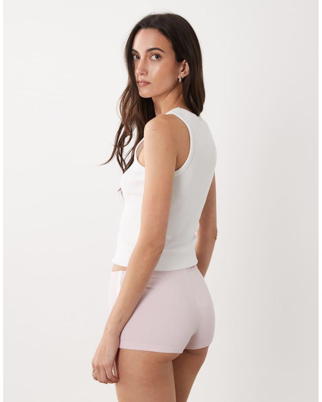 Cotton On White Dreamy Soft Micro Shorts