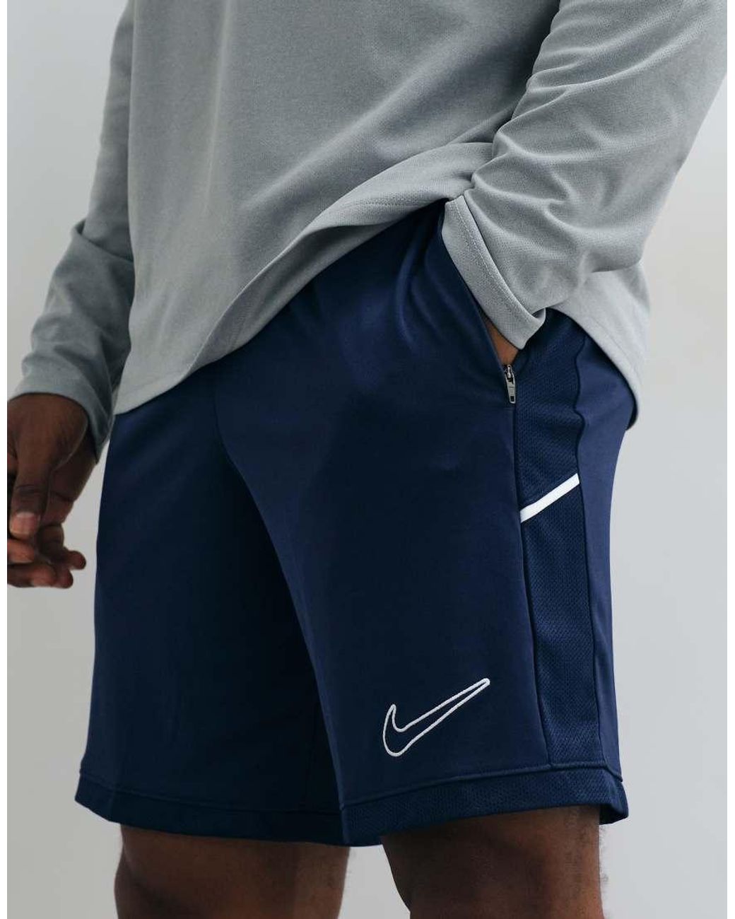 Nike Football Blue Academy 25 Dri-Fit Shorts for men