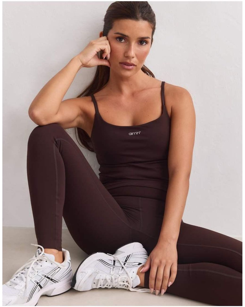 Aim'n Purple Chocolate Sculpting Strap Singlet