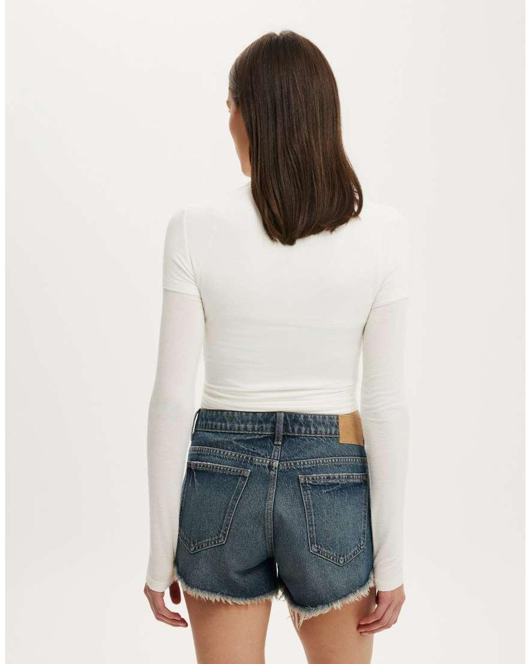 Cotton On Blue Saturday Denim Short