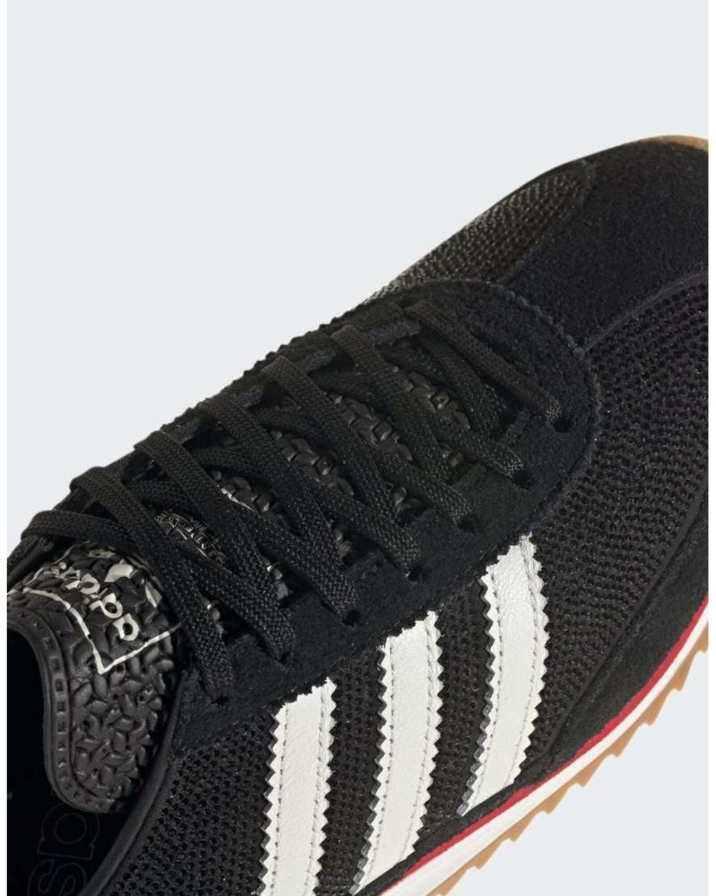 Adidas Originals Black Solid Color Sneakers