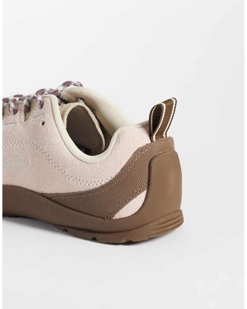 Keen Pink Jasper Brushed Suede Trainers