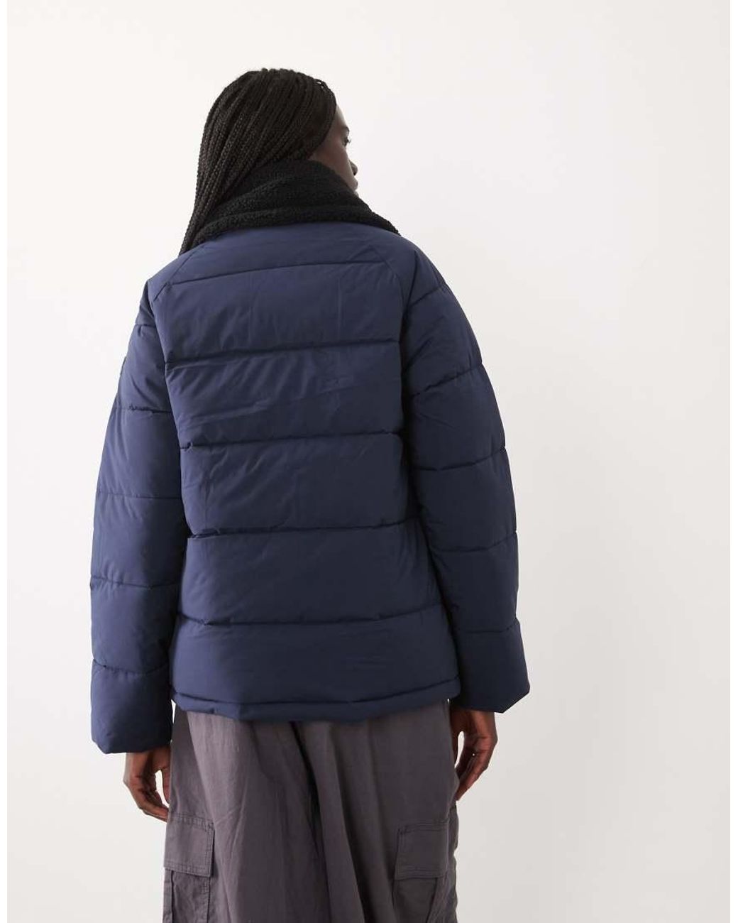 Regatta Blue Fleece‑Lined Kayana Quilted Jacket