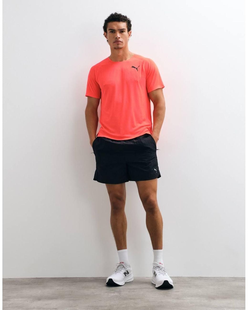 PUMA Red Lightspeed Running Tee for men