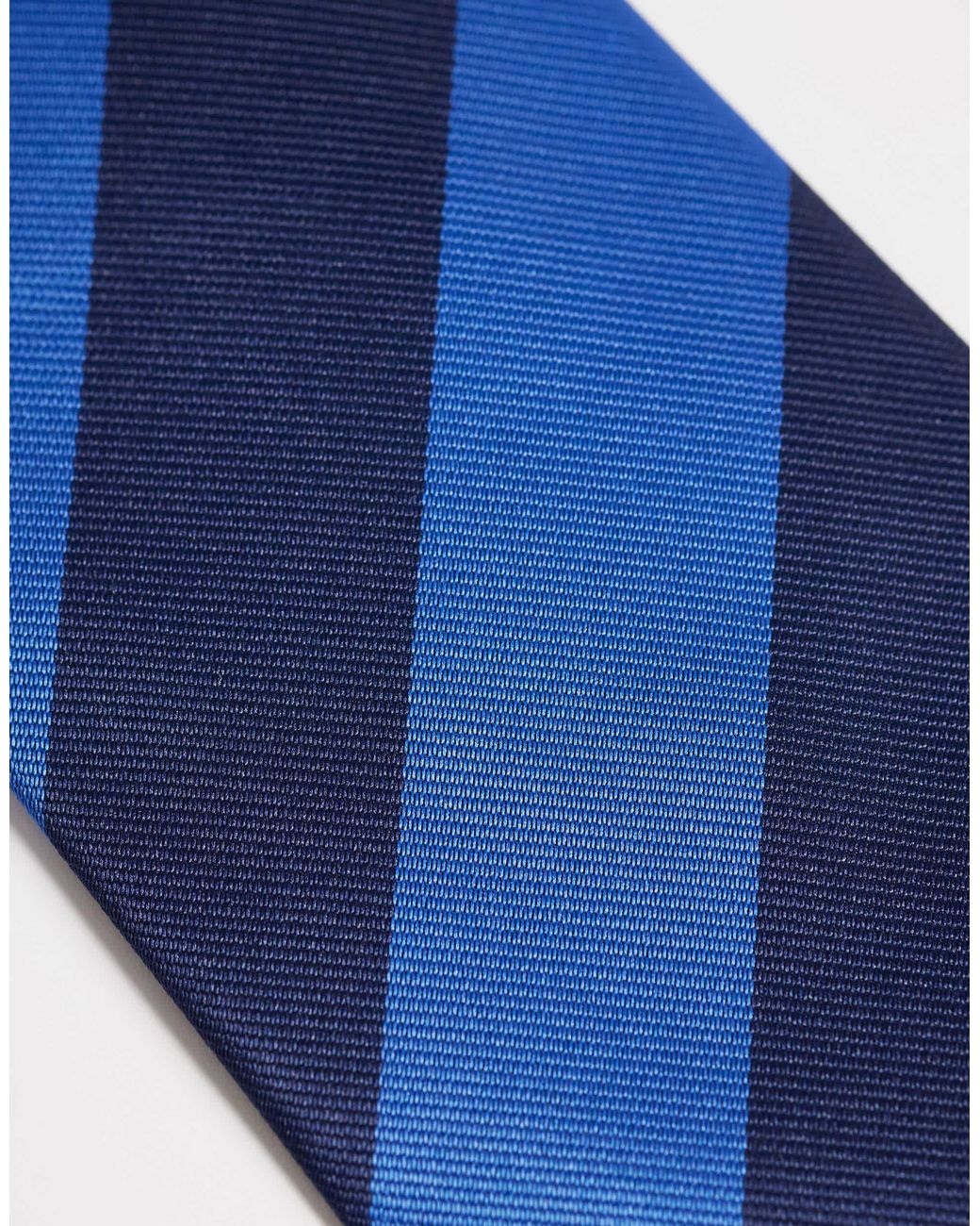Cravate à rayures e ASOS pour homme en coloris Blue