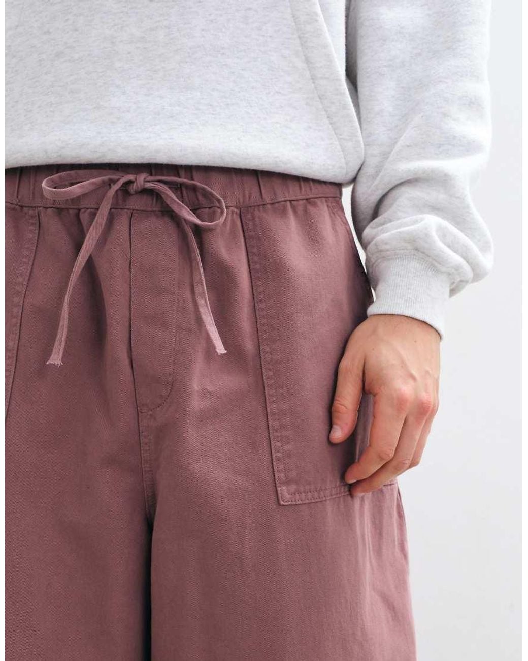 ASOS Purple Asos Dsign Oversized baggy Trousers for men