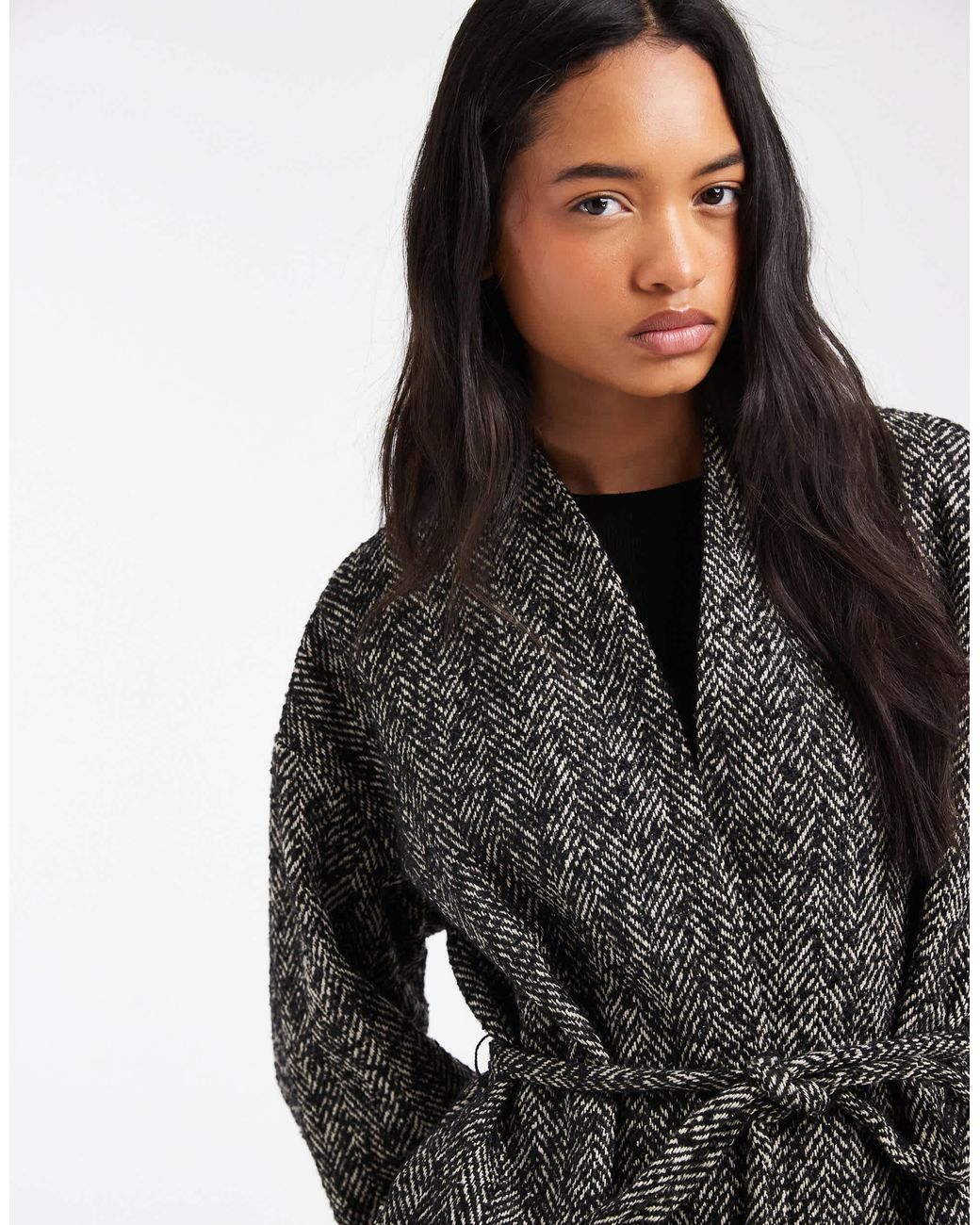 Aware Gray Belted Short Jacket
