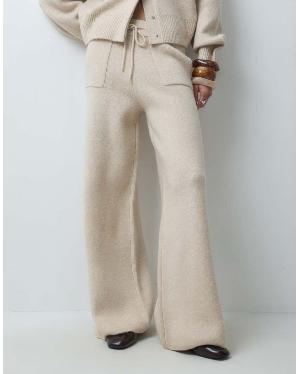 ASOS Natural Lounge Trouser Set