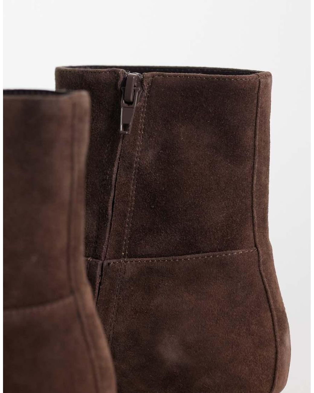 Tony Bianco Brown Rupert Low Ankle Boots