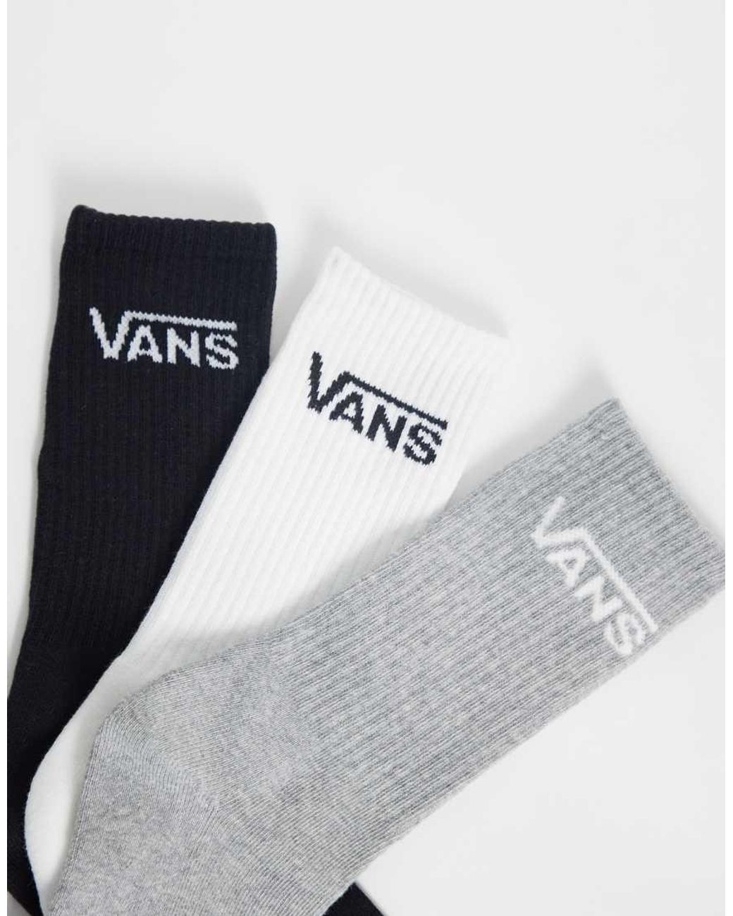 Calcetines Classic Crew De 6 Pares En Multi Vans de color White