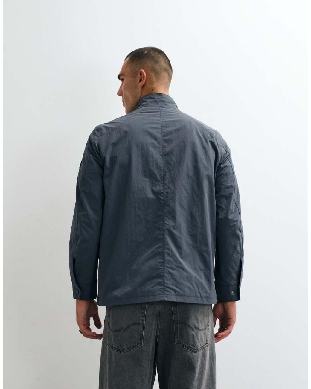 Barbour Blue Course Showerproof Jacket for men