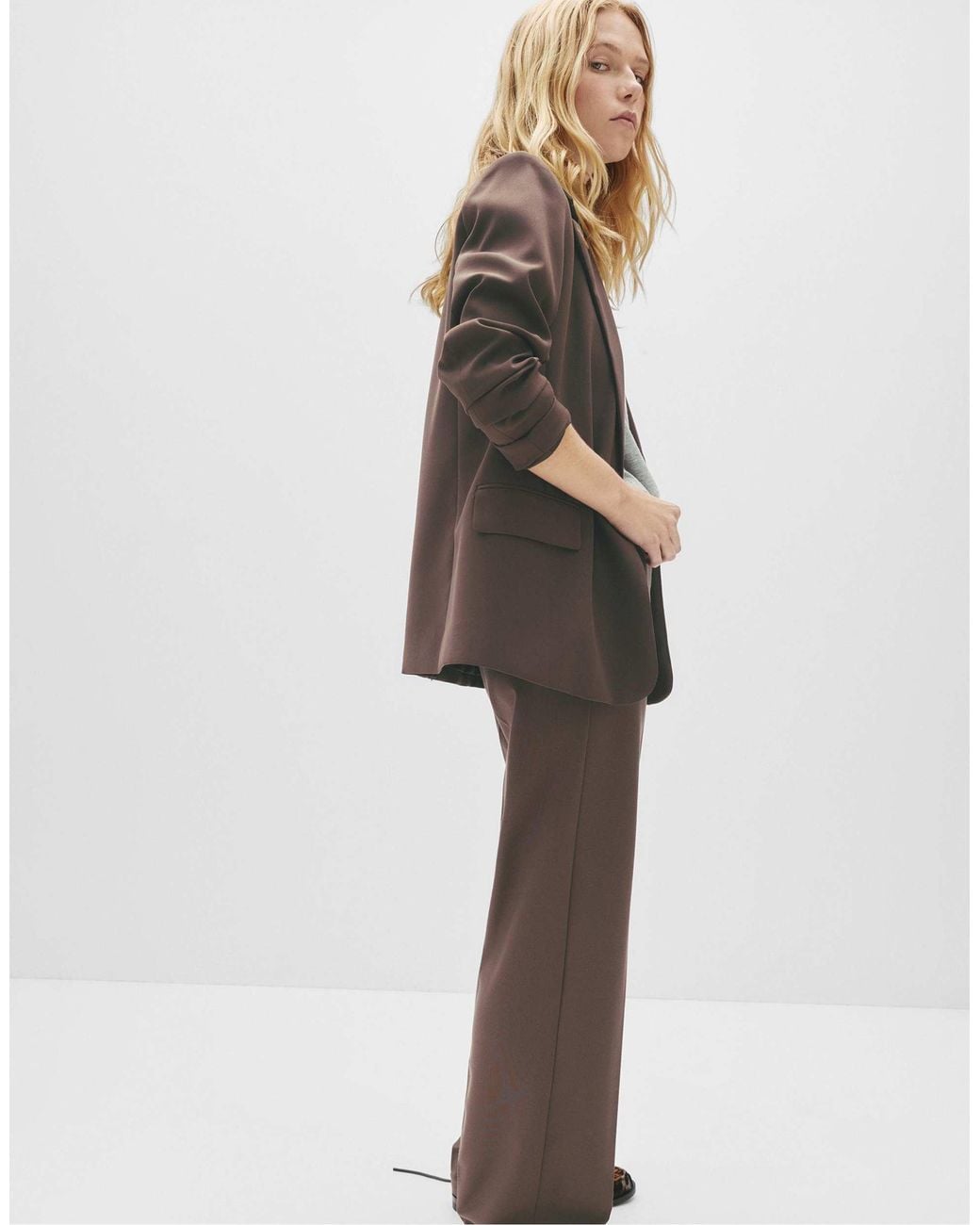 Pull&Bear White – basic – blazer