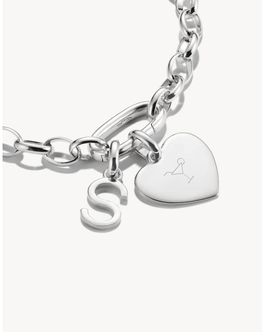 Thomas Sabo Metallic Charm Pendant Heart Connect