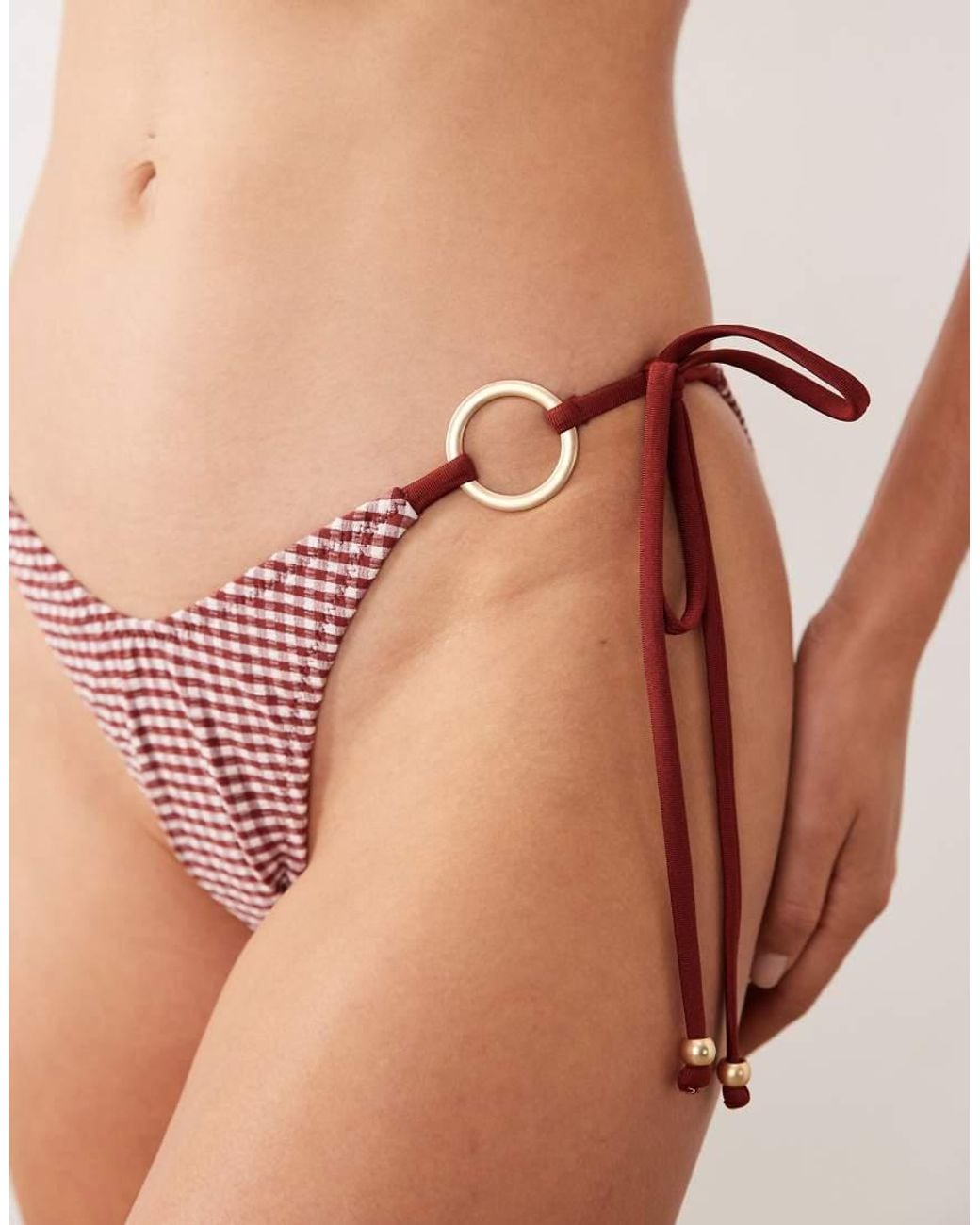 Kulani Kinis Green Cheeky Tieside Bikini Bottoms