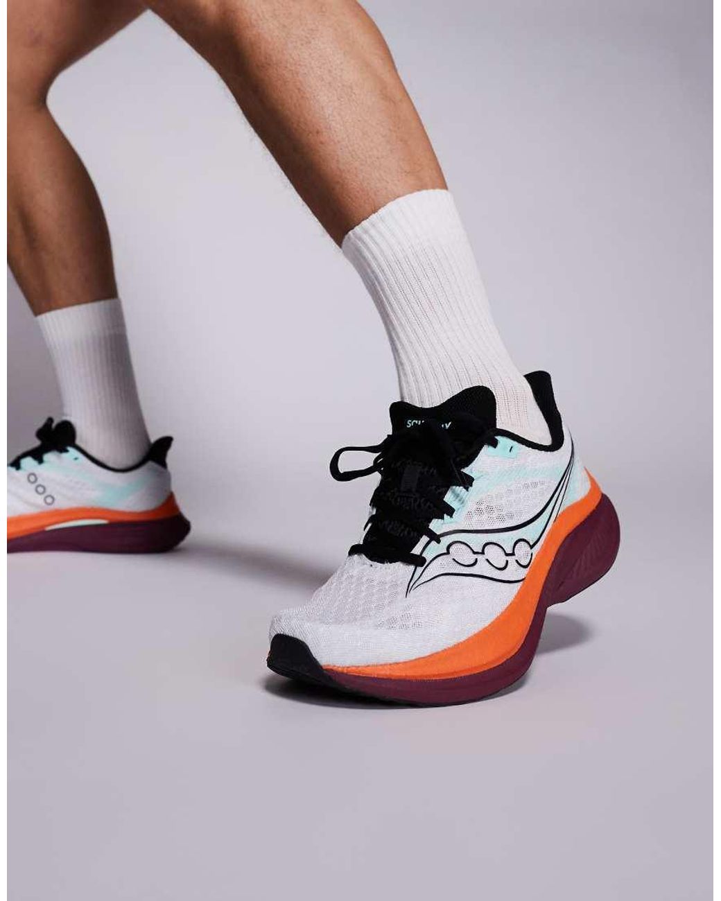 Saucony Gray Endorphin Speed 5 Running Trainers for men