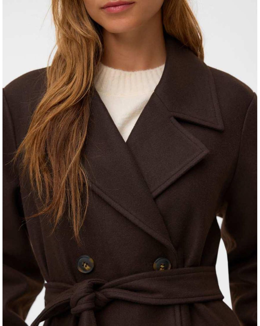 Vero Moda Brown Trenchcoat