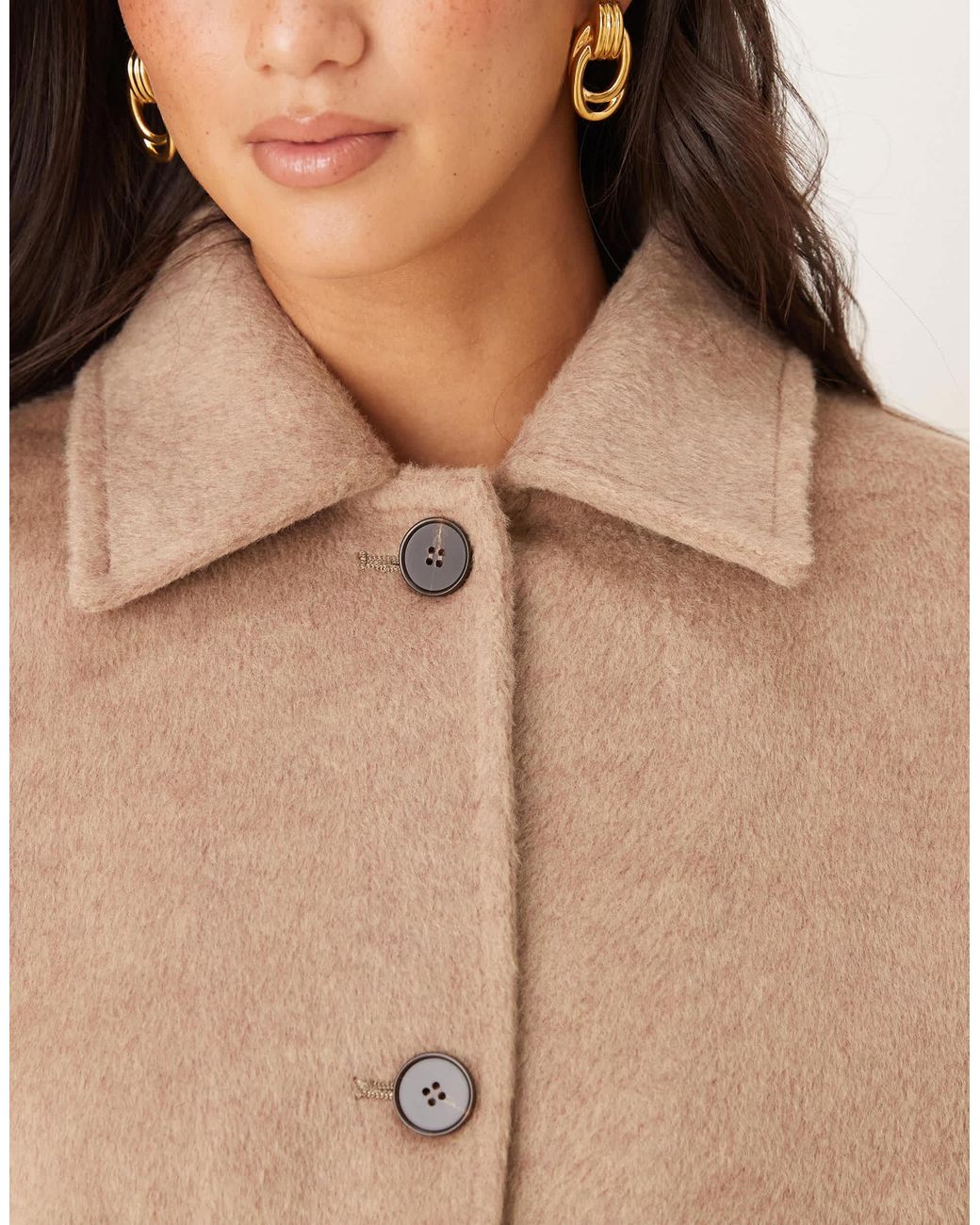 Glamorous Natural Button Up Jacket