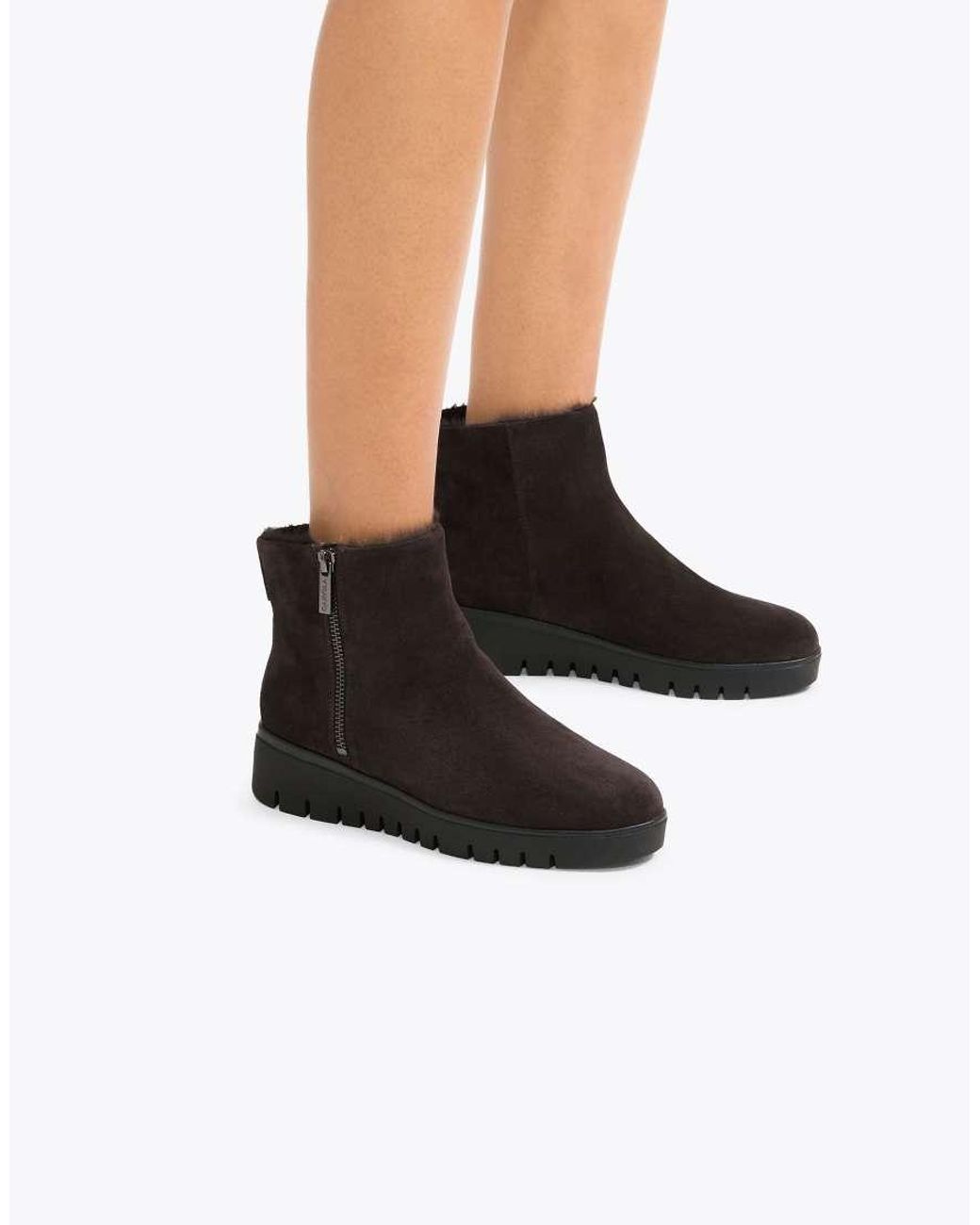 Carvela Kurt Geiger Black Bello Zip Ankle Boots
