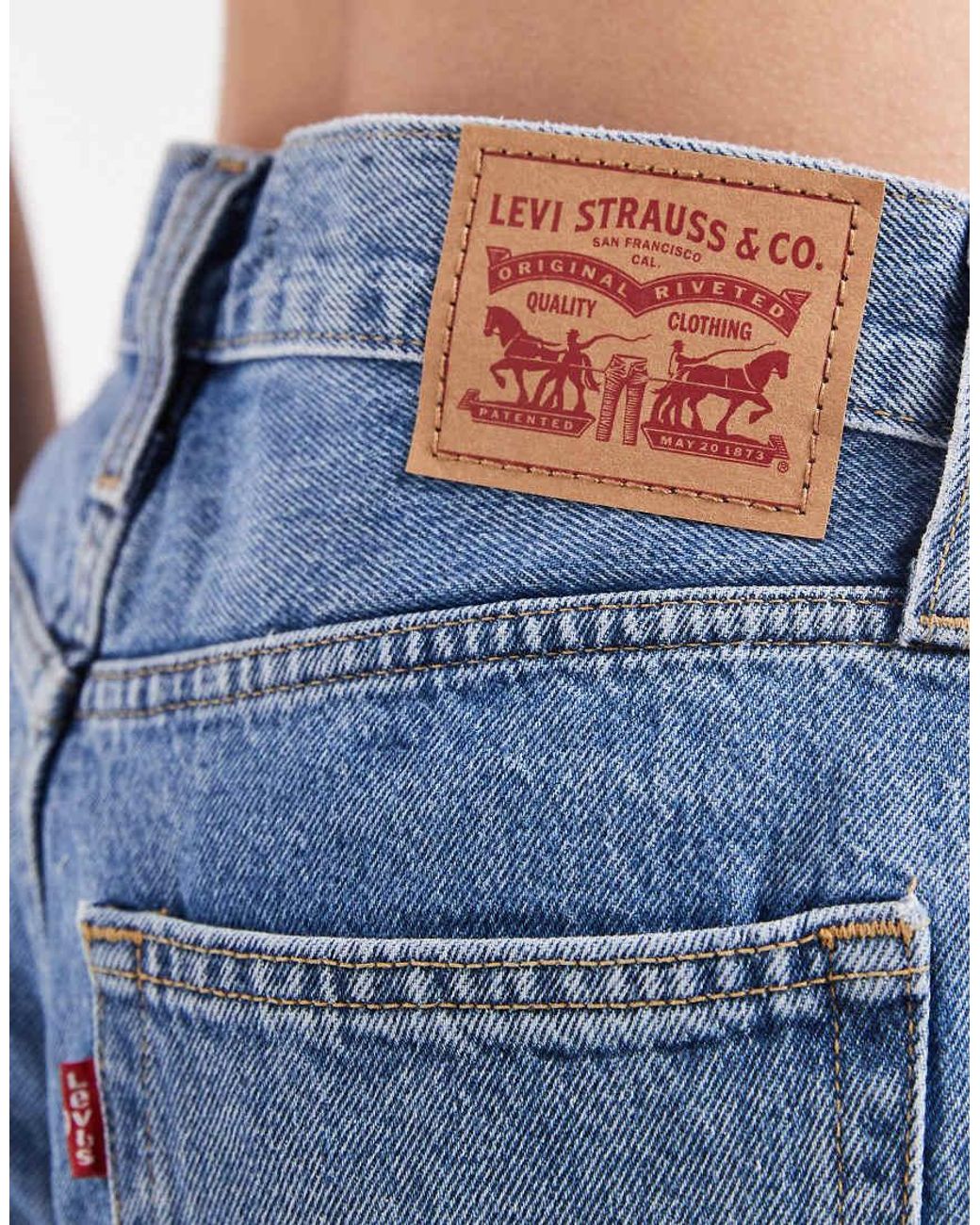 Levi's Blue Middy Denim Jorts