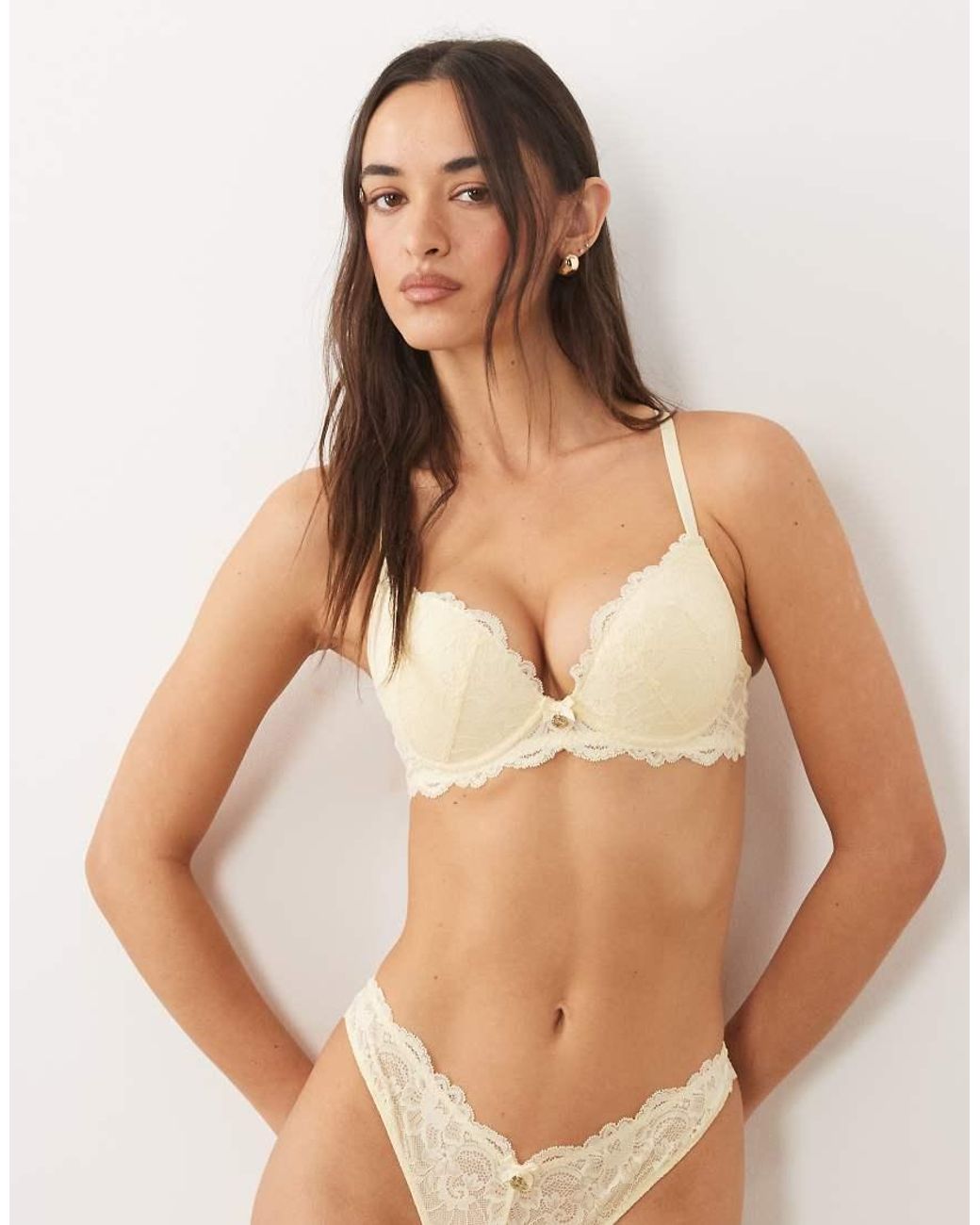 Boux Avenue Natural Aliyah Padded Plunge Bra