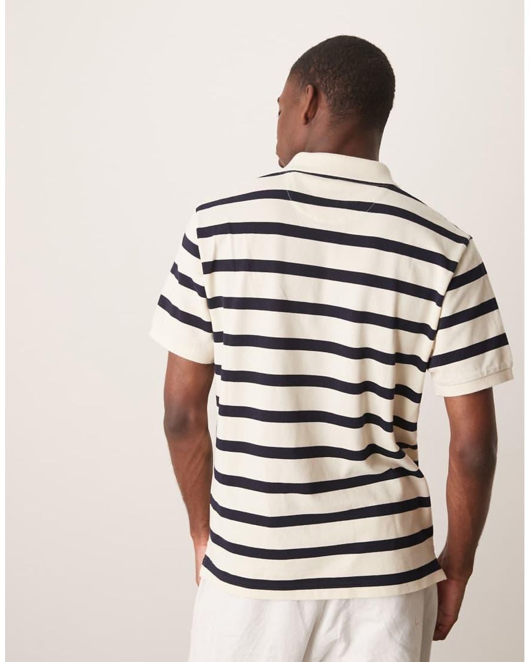 Gant Natural Striped Polo Shirt for men