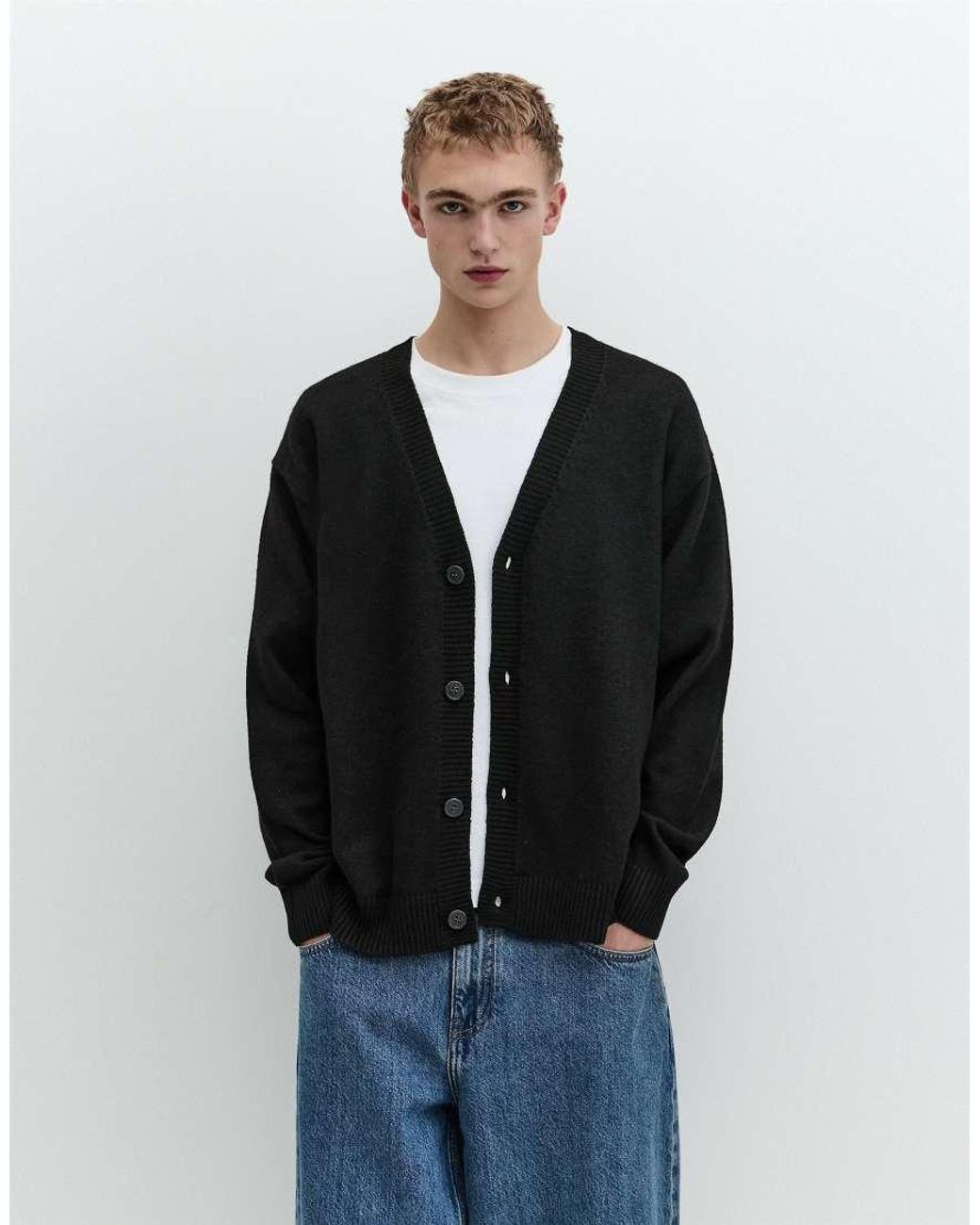 Pull&Bear Basisvest in het Blue voor heren