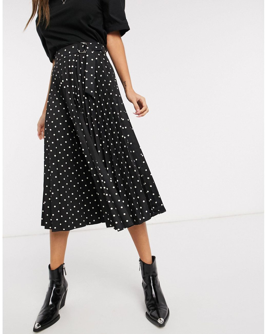 Jupe longue brodée noir See U Soon | La Redoute