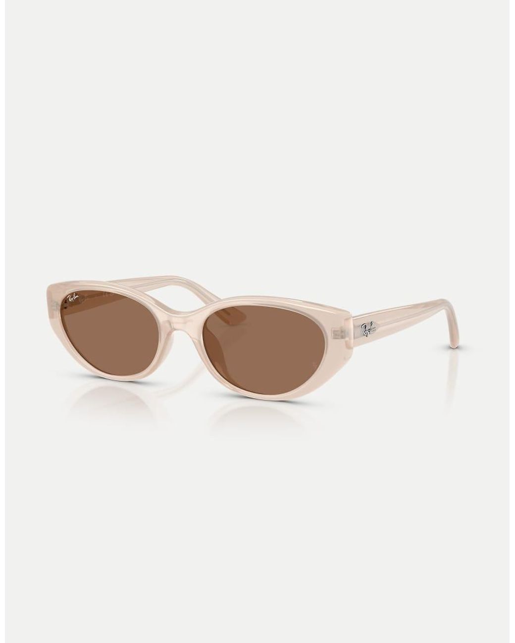 Ray-Ban Natural Rb4457D Rectangle Sunglasses With Lens