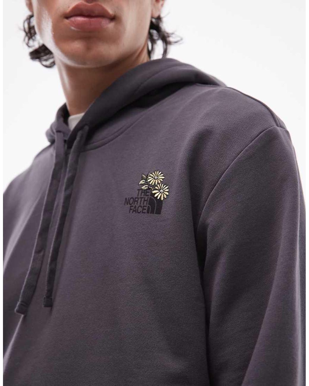 The North Face Blue Flower Dome Logo Hoodie for men