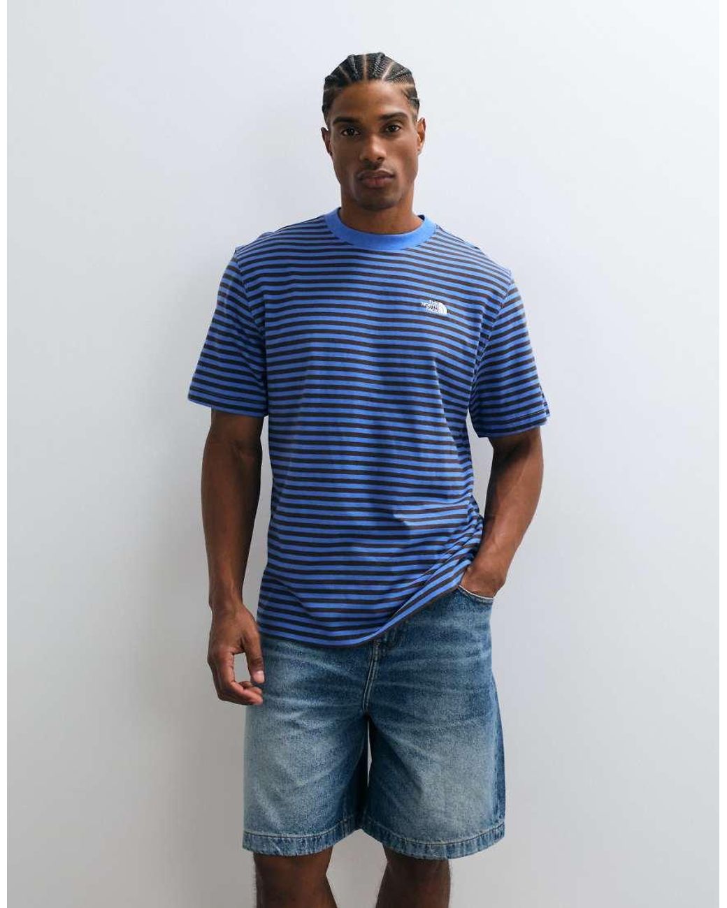 The North Face Blue Vista Stripe T-shirt for men