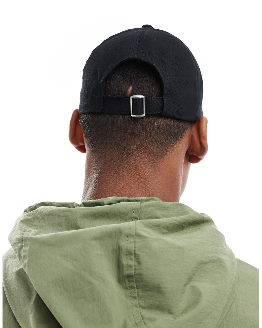 ASOS Black Baseball Cap for men
