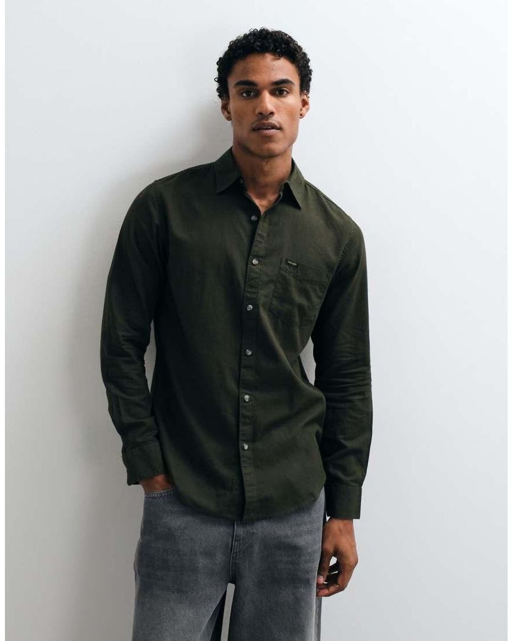 Wrangler Black Wranger Pocket Shirt for men