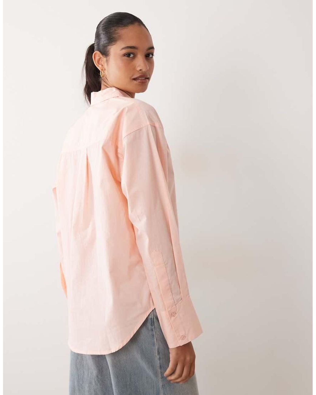 ASOS Orange Classic Cotton Shirt