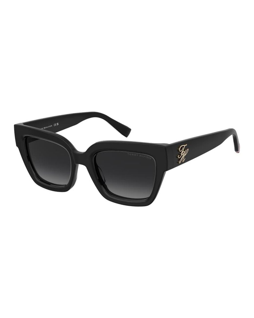 Tommy Hilfiger Sunglasses Brown Tommysungl Bold Square Sunglasses With Shaded Gradient Lenses