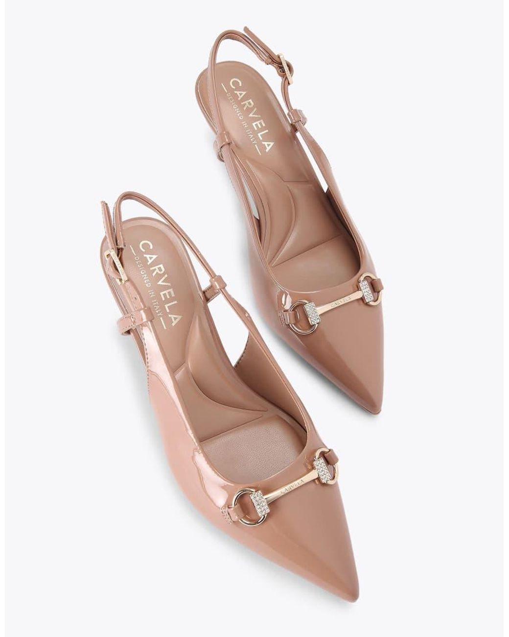 Carvela Kurt Geiger Pink Valentina Court Heeled Shoes